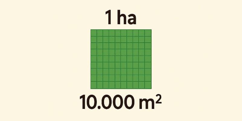1 ha bằng bao nhiêu m2: Hiểu rõ định nghĩa, cách quy đổi chuẩn xác